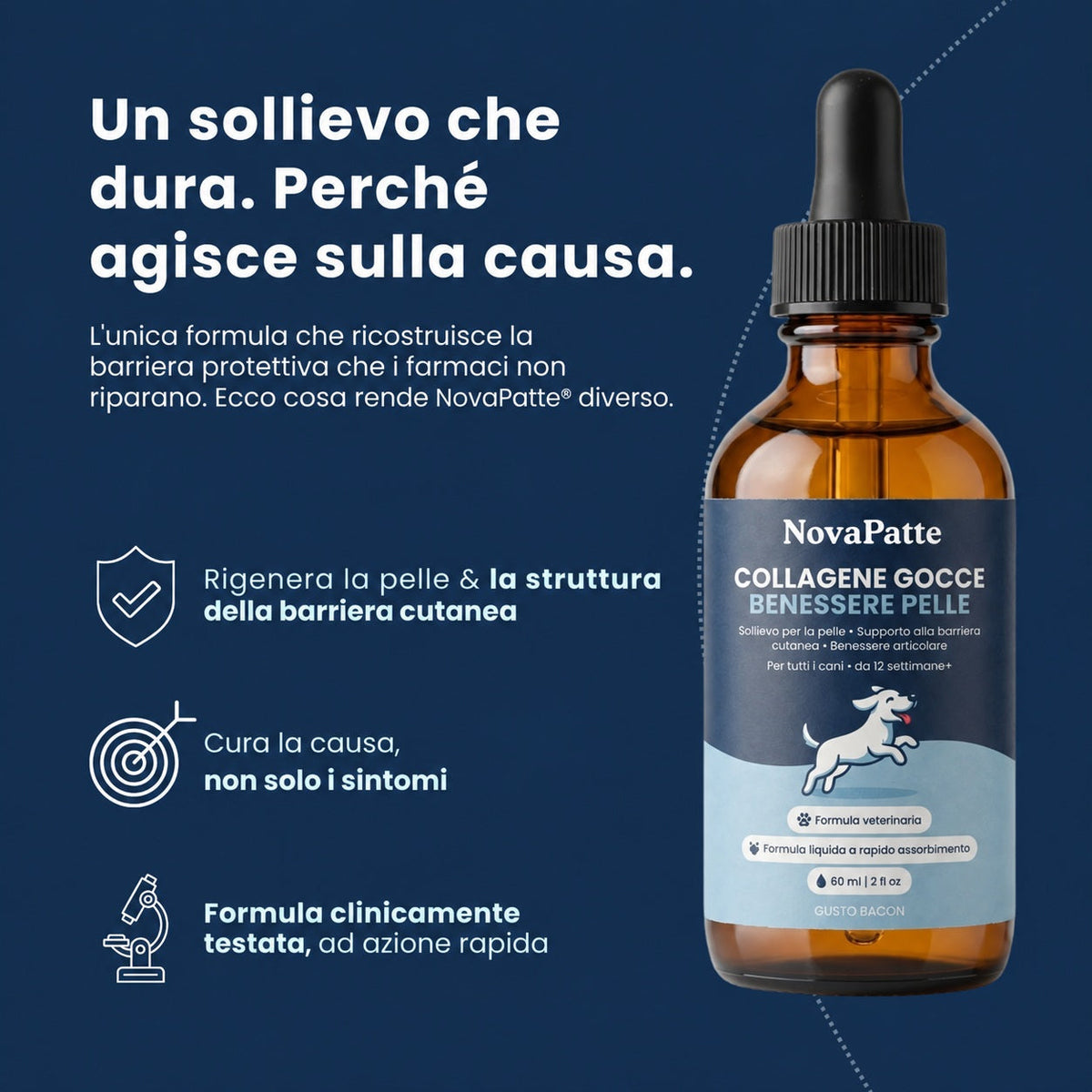 Un sollievo che dura perche agisce sulla causa
